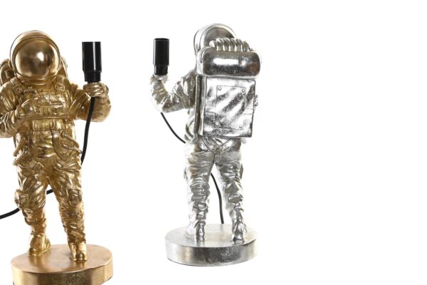astronauten lamp goud en zilver
