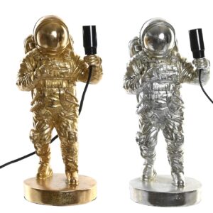 Astronauten lamp goud en zilver