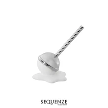 Sculptuur Lovely Lolly mini 9x7 wit zilver