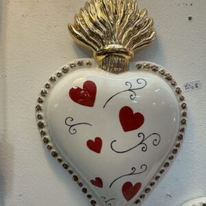 Heilig hart porselein hartjes